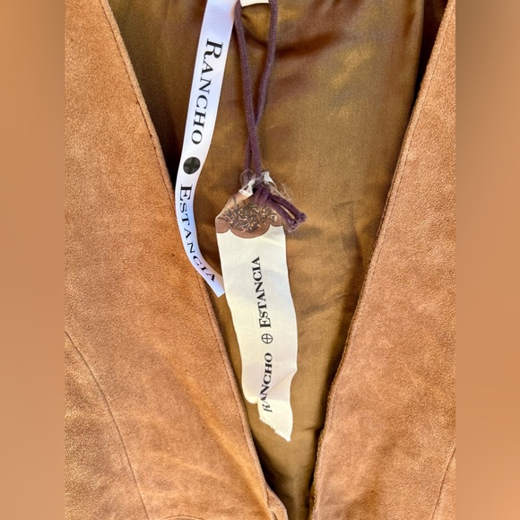 Rancho Estancia Fringed Suede Vest - Picture 4 of 12